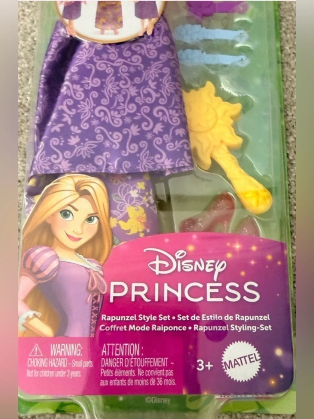 DISNEY - PRINCESS RAPUNZEL STYLE SET - NIB - Picture 2 of 4